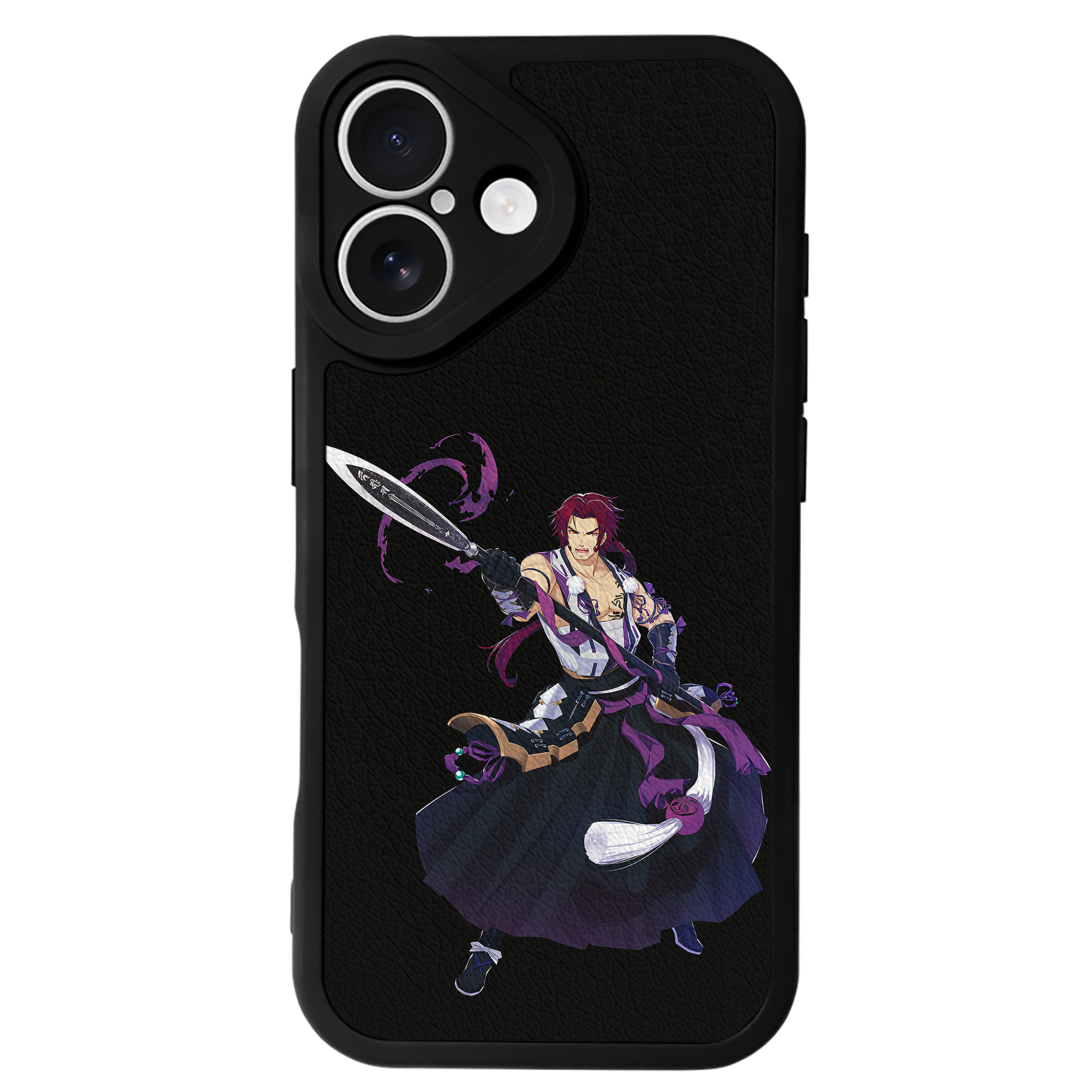 （画像用） 刀剣乱舞 Touken Ranbu 【iPhone 16シリーズ対応】シリコンスマホケース（レザー調） 材質：シリコン